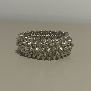 Tasha Silver Spiked Bracelet